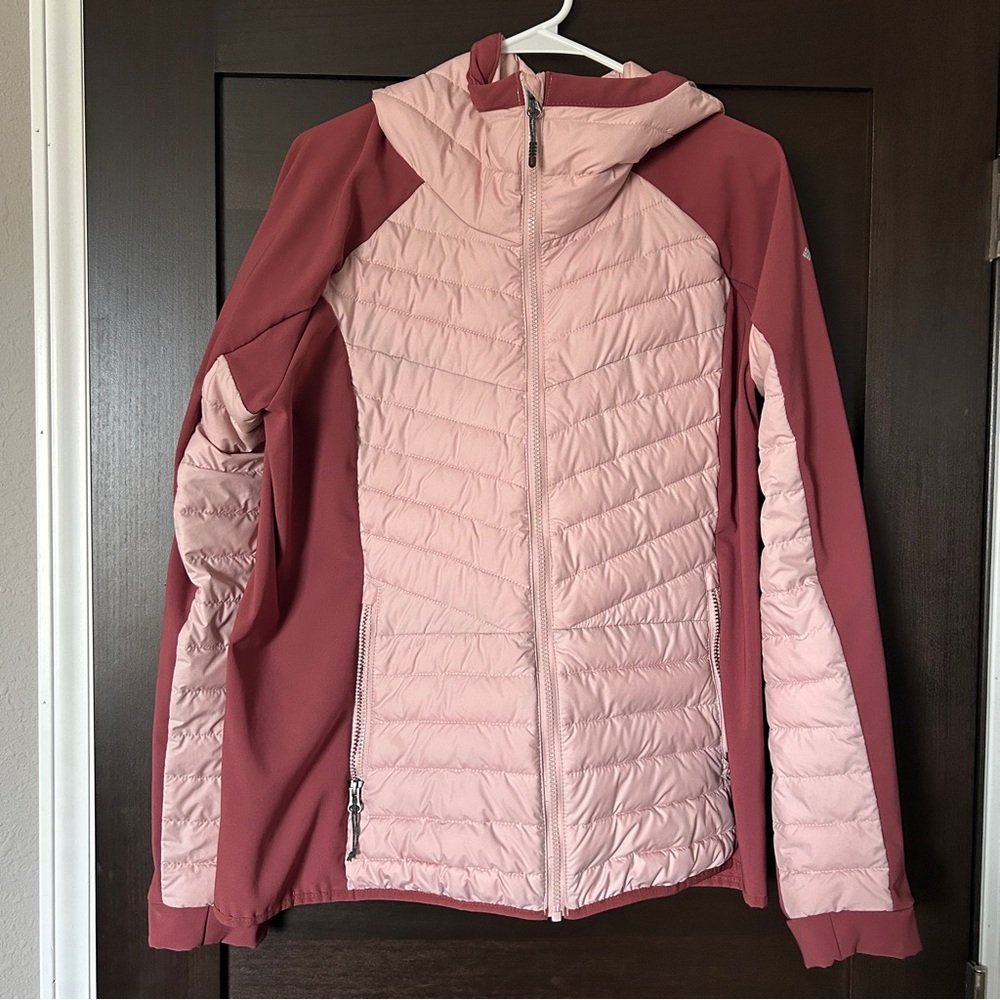 Women's Columbia Two-Tone Pink Jacket with Omni-Heat